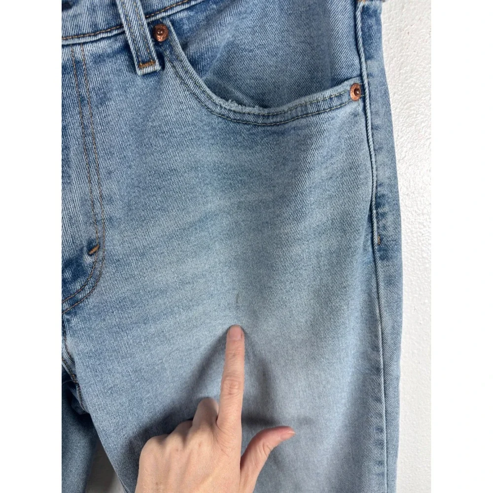 Levi's 541 Athletic Taper Jeans‎ Mens 32x32 Light Wash Blue Stretch Denim